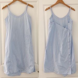 Helmut Lang Light Blue Slip Dress
